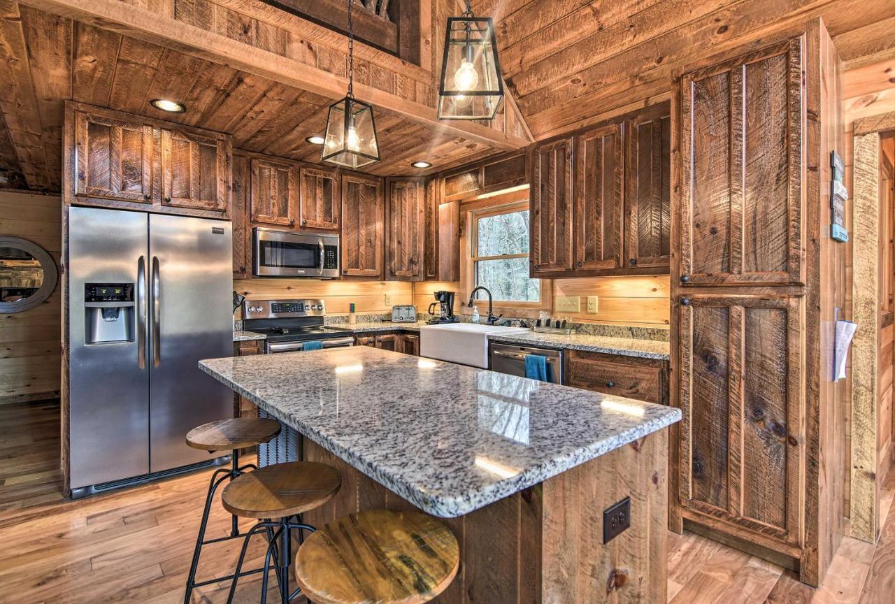 Modern Murphy Cabin With Nottely River Views! Exterior photo